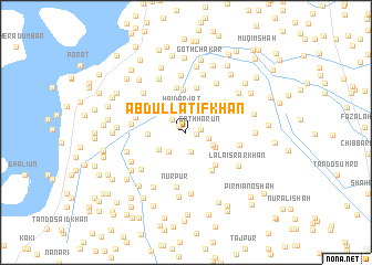 map of Abdul Latīf Khān