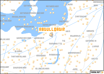map of Abdull Qadīr