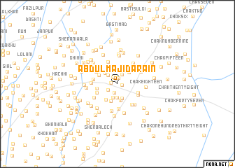 map of Abdul Majīd Ārāīn