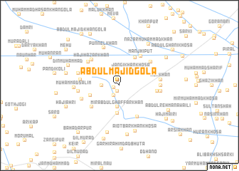 map of Abdul Majid Gola