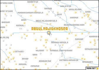 map of Abdul Majid Khosra