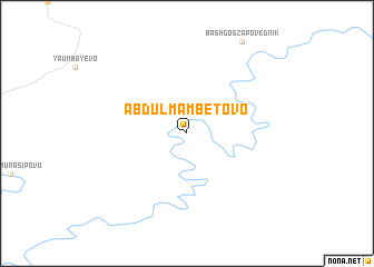 map of Abdulmambetovo