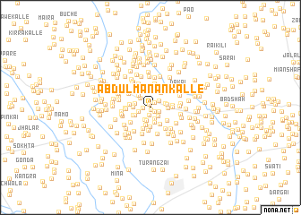 map of Abdul Manān Kalle