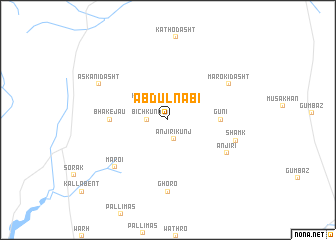 map of Abdul Nabi