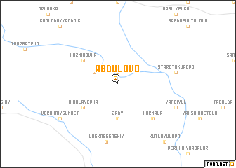 map of Abdulovo