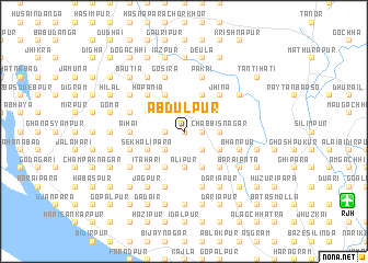 map of Ābdulpur