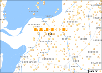 map of Abdul Qādir Tanio