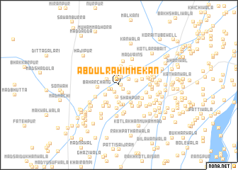 map of Abdul Rahim Mekan