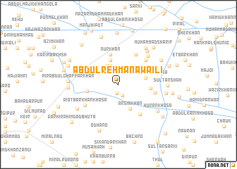 map of Abdul Rehmān Awāili