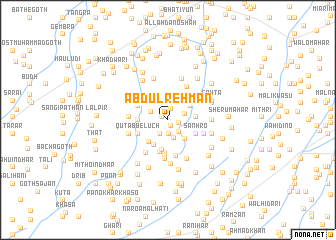 map of Abdul Rehmān