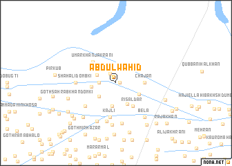 map of Abdul Wāhid