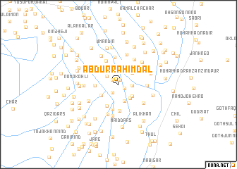 map of Abdur Rahīm Dal