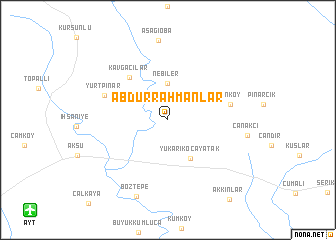 map of Abdurrahmanlar