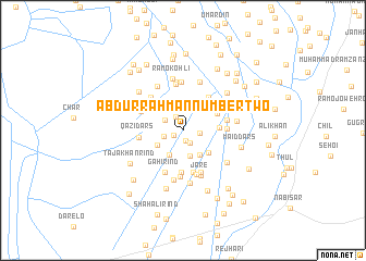 map of Abdur Rahmān Number Two