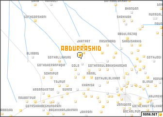 map of Abdur Rashīd