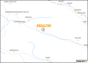 map of Ābdūzak