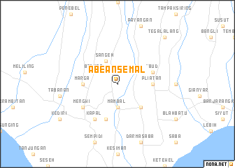 map of Abeansemal