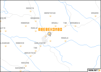 map of Abebekombo