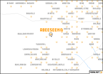 map of Abees Eemid