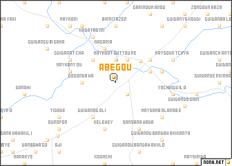 map of Abégou