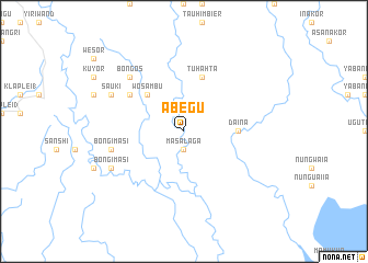 map of Abegu