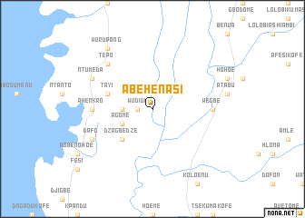 map of Abehenasi