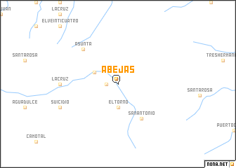 map of Abejas