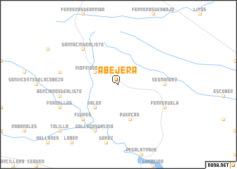 map of Abejera