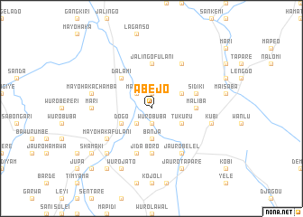 map of Abejo