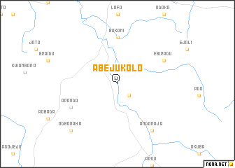 map of Abejukolo