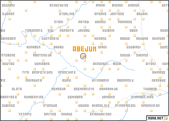 map of Abejum