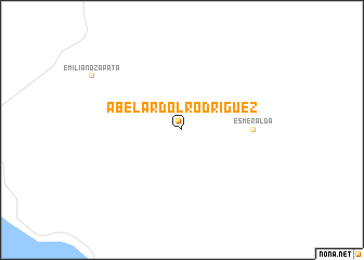 map of Abelardo L. Rodríguez