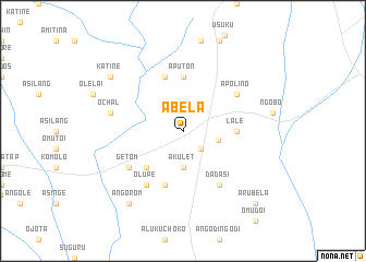 map of Abela