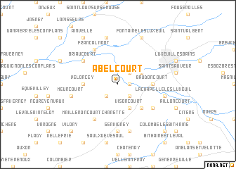 map of Abelcourt