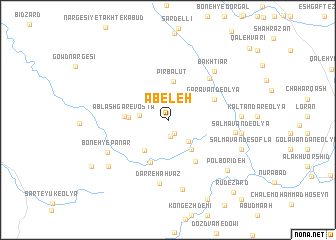 map of Ābeleh