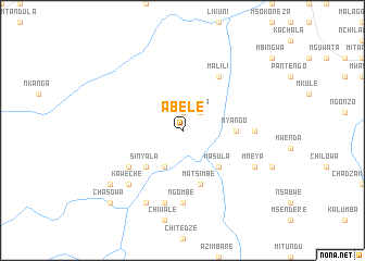 map of Abele