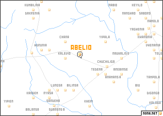 map of Abelio