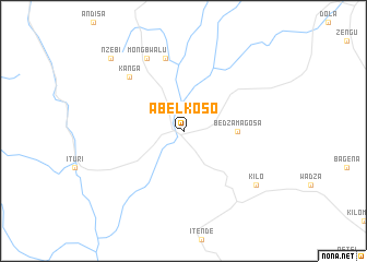 map of Abelkoso