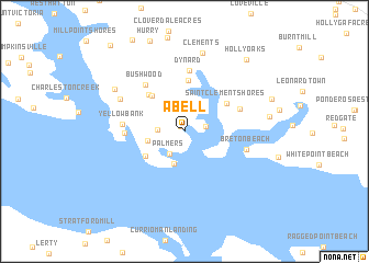 map of Abell