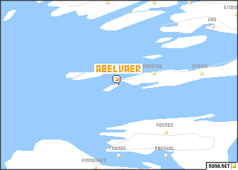 map of Abelvær