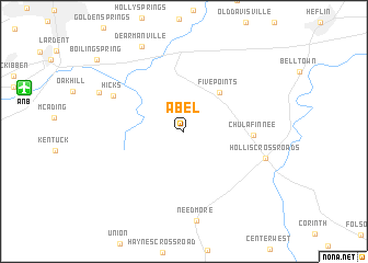 map of Abel