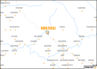 map of Abenasi