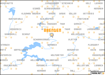 map of Abenden