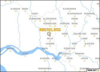 map of Abénélang