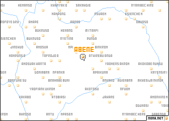 map of Abene