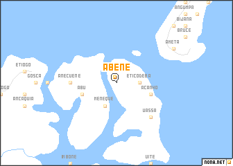 map of Abene