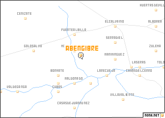 map of Abengibre