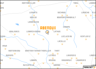map of Abenoux