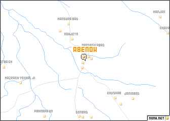 map of Āb-e Now