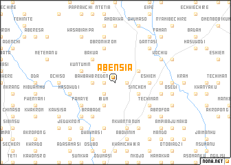 map of Abensia